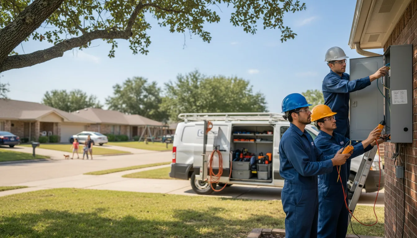 Certified electrician providing emergency electrical services in Killeen, TX
